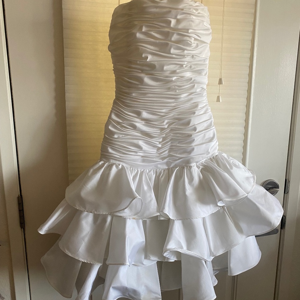 Vintage Lillie Rubin White Homecoming Dress